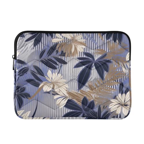 Funda para portátil 13-14 pulgadas con estampado hojas coloridas