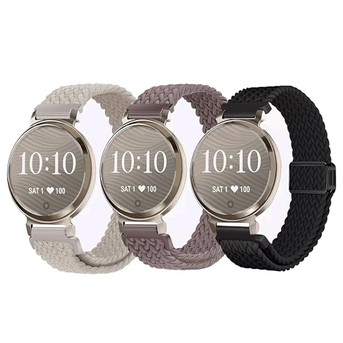 3 Pack Cintas Trenzadas de Nylon para Reloj 14mm miniatura 1