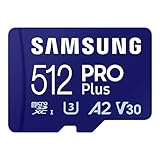 Samsung PRO Plus マイクロSDカード 512GB 最大転送速度180MB/s microSDXC UHS-I U3 MB-MD512SA-IT/EC 国内正規保証品
