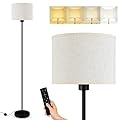 Floor Lamps for Living Room, Stepless Dimmable Floor Lamp with Remote, 2700K-6500K Colors Temperature & Brightness Adjustable,10W/1200LM Bright LED Floor Lamp, Modern Standing Lamp for Bedroom/Office