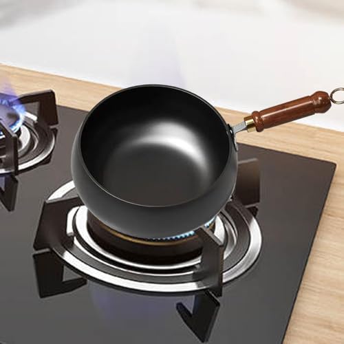 Wok Pan de Hierro con Mango de Madera 26 cm miniatura 2