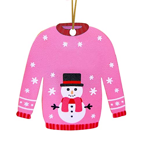DYKeWei Votre Famille DIY Jumper Babiole Our Boy Christmas Own Ornement Décoration de Noël Girl Write Wood Gift Home 2021Personnalized Suspension Luminaire Blanc Et Bois Cuisine (Blue, One Size) Cover