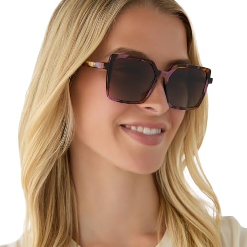 DIFF Esme Designer Oversized Square Sunglasses for Women UV400 Protection2