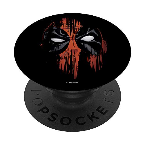 Marvel Deadpool Faded Paint Face PopSockets PopGrip: Swappable Grip for Phones & Tablets