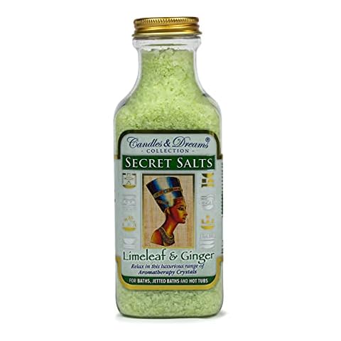 Candles And Dreams Hot tub Spa/Bath Aromatherapy Scents Crystals (Limeleaf & Ginger) Vegan (500g) Cover