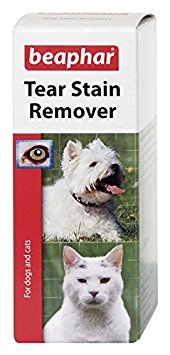 Beaphar Tear Stain Remover unsightly Fur stains Dog Pup Cat Eyes Westies Bulldog