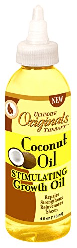 Ultimate Originals Coconut Oil Stimulating Growth Oil 4 Ounce (118ml) (6 Pack)