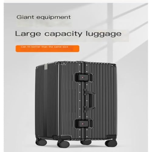 Suitcase 32-inch Suitcase, Multi-functional Aluminum Frame Trolley Case, Strong And Durable Luggage Code Box 26-inch Luggage(D,26in)3
