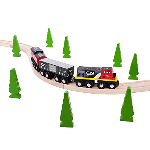 Bigjigs Rail CN Train - Andere belangrijke Wooden Rail Merken zijn Compatible - Image 5
