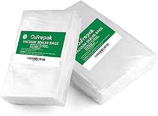 Premium!! O2frepak 100 Count Vacuum Sealer Bags 50 of Each Size 50 Pint