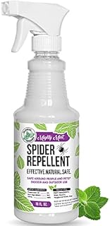 Mighty Mint - 16oz Spider Repellent Peppermint Oil - Natural Spray for Spiders and Insects - Killer + Deterrent