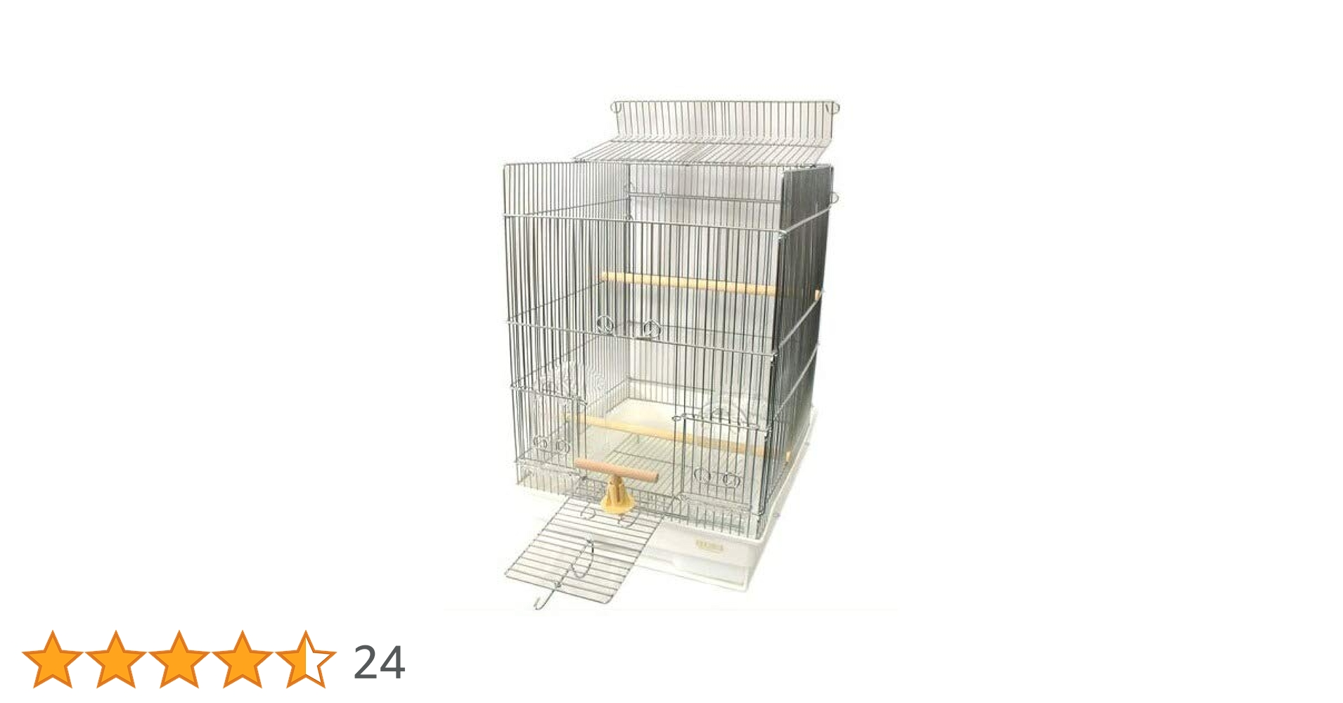 Amazon | HOEI ホワイト 手のりケージ 42L x 37W x 55H cm