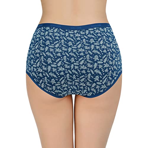 Image of Amante Printed Cotton Full Brief Panty Pack(Pack of 3)