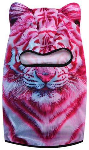 Image of 3D Cat Ski Balaclava Sheisty Face Mask with Ears Cute Animal Ski Mask for Music Festivals Raves Party Outdoor Activities