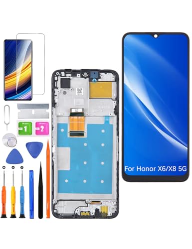 Écran Honor X6 X8 5G VNE-LX2 LCD rechange noir complet