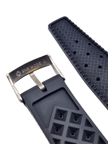 Bracelet montre tropical caoutchouc FKM souple fini les rayures - 4