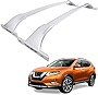 AUXMART Roof Rack Cross Bars Fit for Nissan Rogue 2014 2015 2016 2017 2018 2019 2020 , Silver Rooftop Luggage Rack Rail Replacement,Aluminum Cargo Carrier Bars