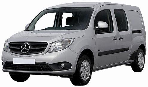 Retrovisor mecánico derecho [lado del pasajero] para coche: CITAN W415 - Carcasa negra - Cristal ASF.