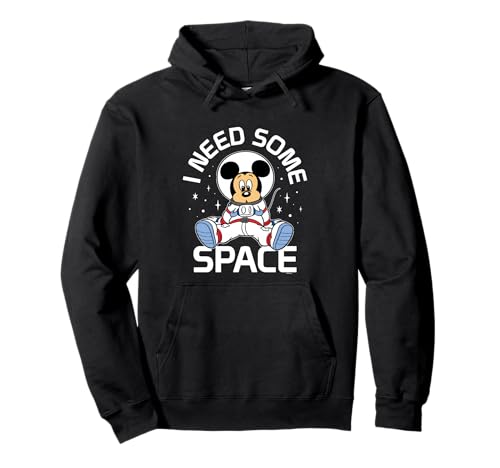 Sweat à capuche Mickey Mouse vêtement Disney espace pull noir confortable