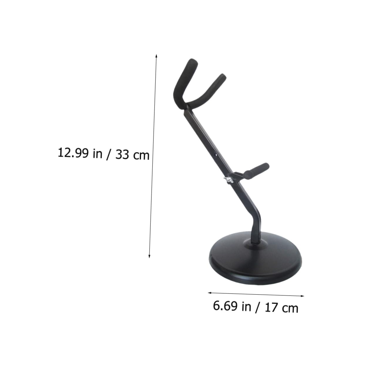 GOOHOCHY Saxophone Stand Wall Mount Sax Rack Non-skid Desktop Holder for Saxophone Display