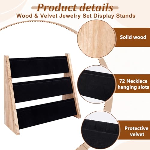 PH PandaHall 3-Tier Necklace Jewellery Display Holder - Image 4