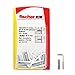 Fischer 10 x Ganci Appendi Quadri Bianco con Tasselli SX 4 G, 10 pz, Gancio per Cornici Pesanti su Muro, 544145