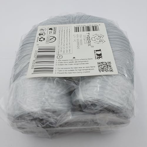 TYGERIX® DN 60 mm / 6 cm / 2 3/8" (2.375 inch) Aluminum Flexible Hose, White, 1.2 meters - Image 3