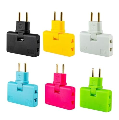 Image of Pack of 1 Adapter Wireless Rotatable Mini Outlet Foldable Adapter Plug Socket Rotate Plug Converter Universal Foldable Outlet Slim Wireless Charger for Multiple Devices