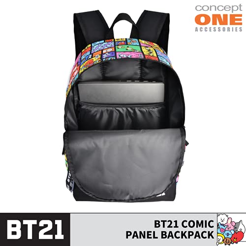 BT21 LINE FRIENDS Laptop Backpack, Computer Travel Bag for Men and Women, Multi, 17 Inch2