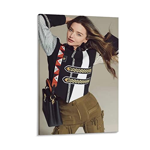 Toile Miranda Kerr 50x70cm affiche décoration salon