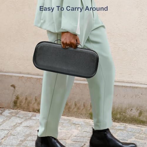 Image of Careflection Travel Carrying Case Compatible with PlayStation Portal,Built-in Larger Storage and Screen Protector,Shockproof Anti-Scratch Dual-Layer Oxford Protective Portable Case,Black | Built-in Larger Storage, Screen Protector Included, Shockproof Anti-Scratch, Dual-Layer Oxford, Protective Portable