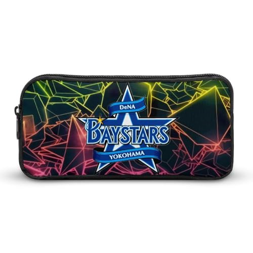 横浜DeNAベイスターズ文具ケース ペンケース 収納グッズ 筆箱 ペンバッグ 筆入れ 多機能 学用品収納 大容量軽量 伸縮性が良く、繰り返し使用可能 傷防止 防汚 掃除が簡単 いろいろな文房具を収納 オフィス小物 コスメバッグとして 男女兼用 携帯便利