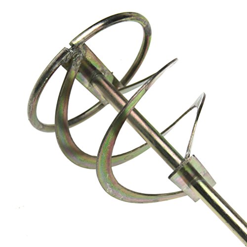 100 x 500mm SDS Spiral Mixing Paddle Paint Mixer Whisk Compatible with Paint Plaster Render