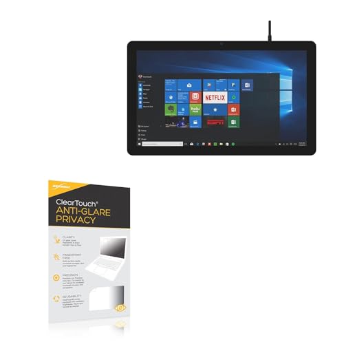 BoxWave Screen Protector Compatible with Glory Star Ultron ULT156 (15.6 in) - ClearTouch Anti-Glare Privacy (2-Pack), Privacy Screen Protector Flexible Film Anti-Glare
