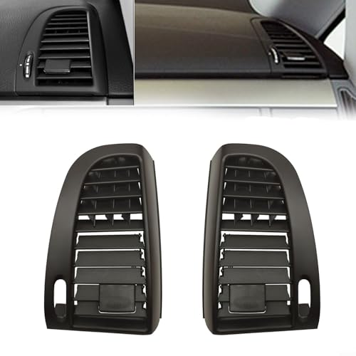 CNANRNANC Par de salidas de rejilla de ventilación de aire acondicionado frontal para Mercedes Vito W639 2010-2015 y Viano W636 2010-2015, repuesto de consola central de plástico para refrigeración