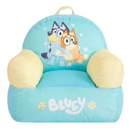 Bluey Kids Sofa Bean Bag Armchair Soft Plush Lounge Chair for Bedroom or Playroom