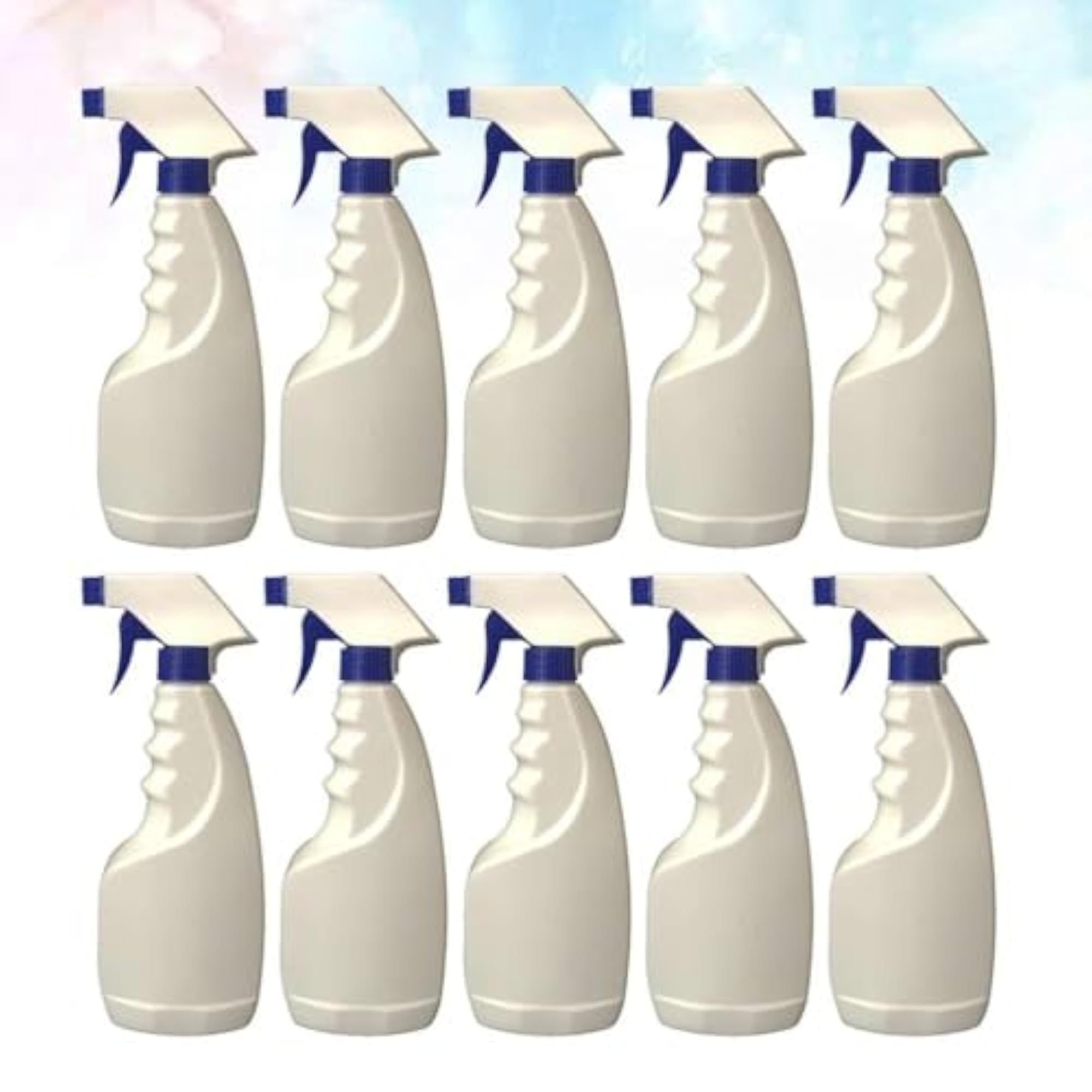 10-Pack Plastic Spray Bottles for Gardening & Cleaning