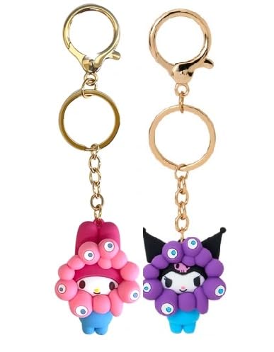 大阪万博 EXPO osaka 関西万博 2025 キーホルダー なりきり ミャクミャク コラボ ミャクミャクなりきり立体マスコットカラーキーホルダー マイメ口＆ク口ミ なかよしセット サイズ 約幅4.1×奥行2.5×高さ4.2cmのサムネイル