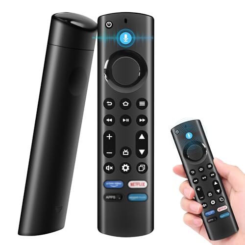 Ersatz-Sprachfernbedienung, Ersatz Fernbedienung mit Sprachfunktion, Kompatibel mit Smart TVs Stick 4K Max (2. Gen.),Sma...
