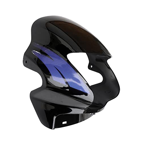 Image of NIKAVI N512 Head Light Mask Compatible Compatible for Hero Passion Plus Bk-Blue
