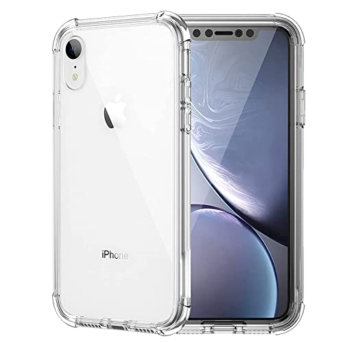 対応 iPhone XR 6.1インチ ケース iPhoneXR クリア ケース iPhone XR カバー シェル スマホ保護カバー 〔SGS認証 クリア 美しい 光沢感 落下防止 衝撃吸収 保護 頑丈 軽量 傷防止 黄ばみ防止 ソフト 軽薄型 耐衝撃 米軍MIL規格取得〕iPhone6.1インチ スマホケース カバー背面 ンプロテクター クバー シリコンカバー