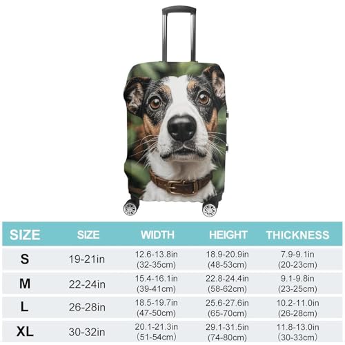 Luggage Covers for Suitcase Travel Luggage Cover Suitcase Protector Selfie Dog Elastic Suitcase Cover Washable Baggage Covers Fit 19-32 Inch Luggage S2