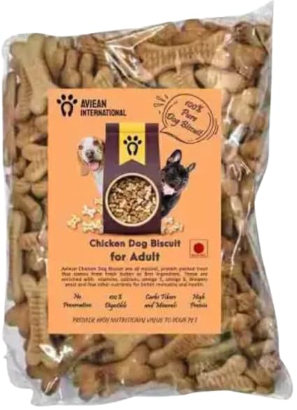 Aviean International Adult Biscuit for Dog Baked Oven Brown Biscuit Adult Premium Dog Biscuits Chicken Dog Treat (300 g) (B0D1GF8DW7) Amazon Price History, Amazon Price Tracker