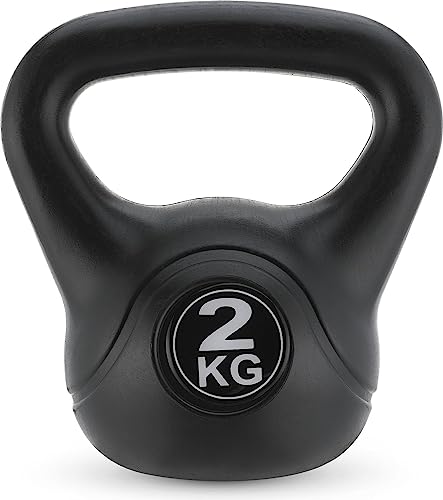 Kettlebell de Musculation - Variété de Poids 2/3/4/6/8/10/12/14 kg - Prise en Main Facile et Confortable, Haltère d'élan, Poids Materiel Sport, Musculation Accessoires de Fitness Hommes, Femme