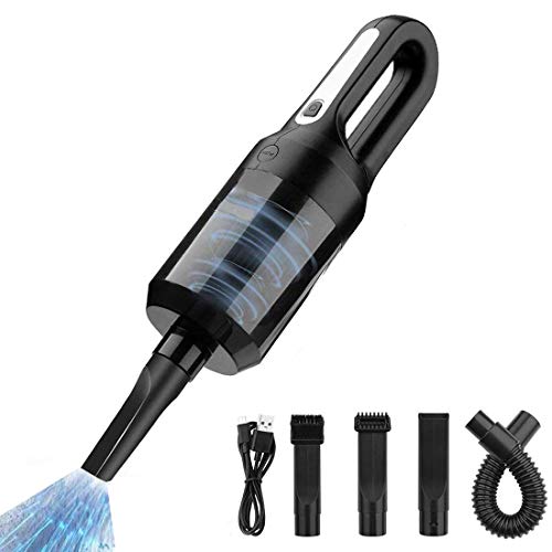 HONKYOB Handheld Vacuum,USB Rechargeable Computer Keyboard Cleaner Car Vacuum Cyclone Suction Cordless H