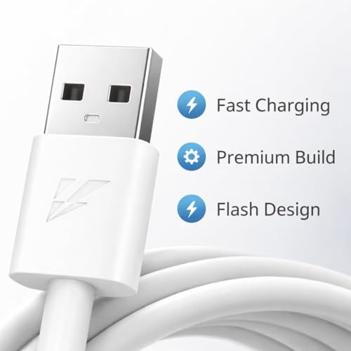 Image of Flash 44W Fast Charging USB Type C Mobile Data Charging Cable for V40 /V30 /V29 /V27 /V25 /V23e /V23 pro /V21 5G /Y200 /Iqoo 12 /Z9x /Neo 9 pro /Neo 7 pro /Z7 /Z7S /Z6 Lite /11 /Z6 44W /T1 /T2 /T3 /T3x