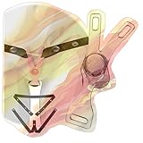 Male Flat Protection Cage with Waist Strap, Portable Negative Inverted Cage for Sissy Men -USXA04 (Transparent, Short)