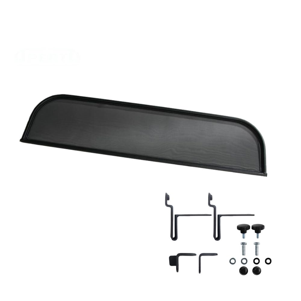 Aperta Filet Coupe-Vent Compatible avec Ford Thunderbird Noir Filet Anti-remous 100% sur Mesure OEM Qualité Windschott fabriqué aux Pays-Bas