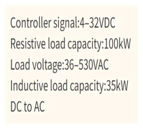 Relais à semi-conducteurs triphasé 380V FH3400ZY400A DC-AC 400A grand boîtier - 2