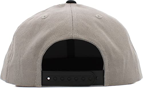 Image of KBETHOS Classic Snapback Hat Blank Cap Underbrim Cotton Wool Blend Flat Visor Adjustable Unisex